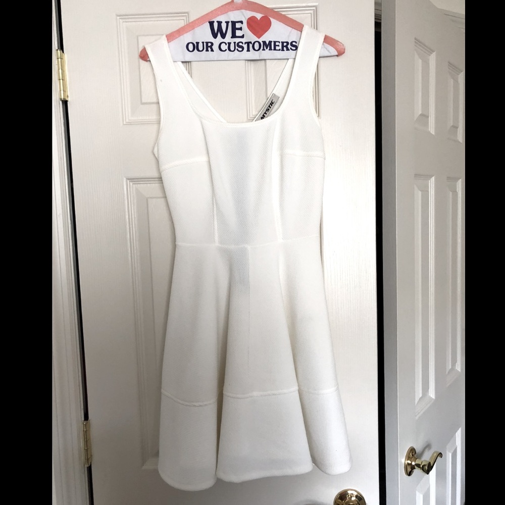 White Flare Dress